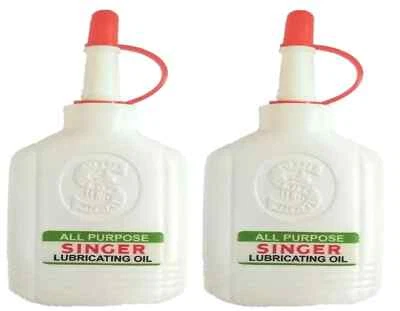 Singer Sewing Machine lubricating Oil Pack of 2 ( 50 ml Each ) - Image 1 of 3