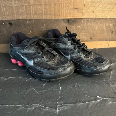 Vintage Nike Shoes Shox Black And Pink Women’s Size 8.5 Athletic Trainer Y2k - Image 1 of 4
