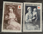 France année 1953 N°966 et 967 au Profit de la Croix Rouge  neuf**