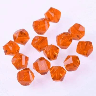 Lote de cuentas artesanales sueltas de vidrio facetado Helix Twist 4 mm 6 mm 8 mm 10 mm 12 mm Foto 1 de 4