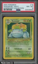 2002 Pokemon Legendary Collection #18 Venusaur - Holo PSA 8 NM-MT