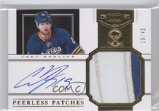 2011-12 Panini Dominion Peerless /40 Cody Hodgson #10 RPA Rookie Patch Auto RC