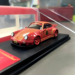 MC 1:64 Porsche Rauh-Welt RWB 930 Diecast Sport Vehicle Dragon Happy New Year - Picture 1 of 6