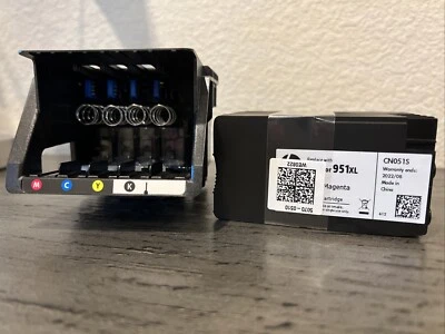 Genuine HP CR322A /CR321A Print Head W/ HP 950 and HP 951 Starter Inks BRAND NEW - Image 1 of 4