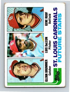 1982 Topps Cardinals Future Stars - Glenn Brummer/Luis DeLeon/Gene Roof RC St.
