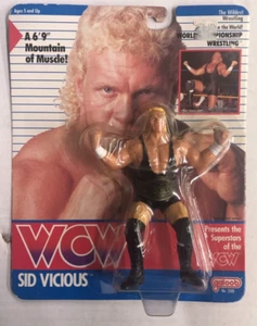 Figura de acción Sid Vicious WCW 1990 Galoob sellada ¡NUEVA EN CAJA!¡! - Imagen 1 de 2