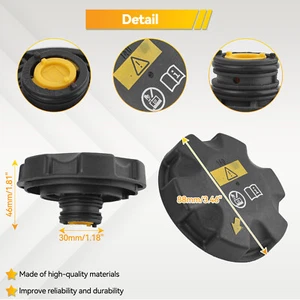 For BMW E90 E92 Radiator GENUINE Overflow Coolant Recovery Expansion Tank Cap - Picture 1 of 8