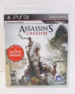 SONY PLAYSTATION PS3 ASSASSIN'S CREED III VIDEO GAME (EPJ016356) - Picture 1 of 5