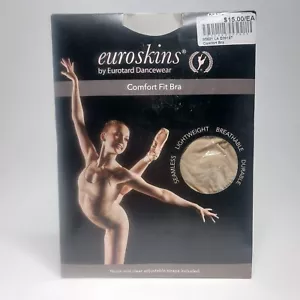 Euroskins Dancewear Damen Gr. (L) Komfort BH (sonnenbraun) mit verstellbarem Träger - Bild 1 von 3