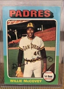 1975 TOPPS #450 WILLIE McCOVEY Padres HOF - Picture 1 of 1