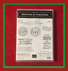 Stampin' Up! WRAPPED IN CHRISTMAS Stamp Set ..... a must have! #931 - Picture 1 of 16