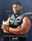 2005 Philadelphia Eagles Star QB Donovan McNabb photo "Got Milk?" promo print ad