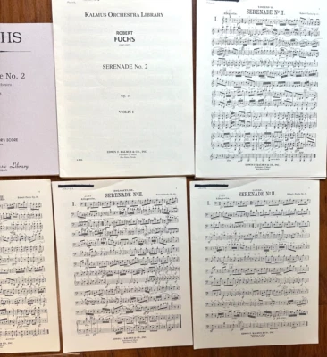 Robert Fuchs, Serenade 2, Op. 14 String Orchestra, SCORE & PARTS, Luck's Music - Image 1 of 4
