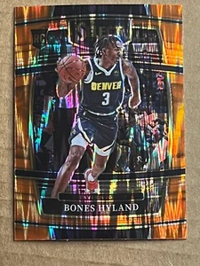 2021-22 Panini Select Orange Flash Prizm Bones Hyland #79 Rookie RC Nuggets - Imagen 1 de 2
