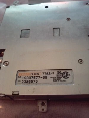 HP OmniBook , pavilion n5495 1.44MB 3.5 Black Floppy Drive 5184-2139 F2111-60953 - Image 1 of 3