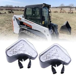 Juego de faros LED para cargadores de orugas Bobcat T450 T550 T650 T750 7251340 2 piezas - Imagen 1 de 8