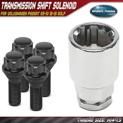 5x Perno de rueda M14-1,5 para Volkswagen Golf 97-07 10-19 Beetle Passat Tiguan Foto 1 de 4