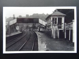 Wiltshire LIMPLEY STOKE RAILWAY STATION Locomotive c1950/60's Real Photograph 1 - Picture 1 of 2