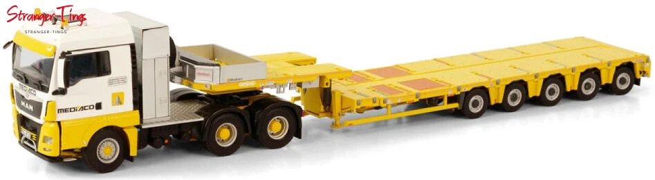 WSI MAN TGX XLX 6x4 Nooteboom MCO-PX 5 ejes 'Mediaco' 1:50 Foto 1 de 1