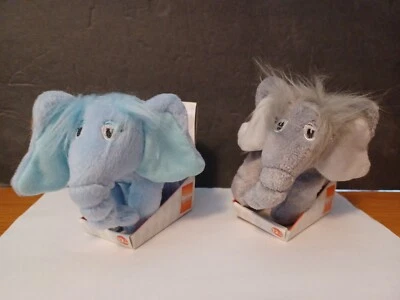 Dr. Seuss Mini Horton Hears A Who Plush Elephant 4" 2007 Manhattan Toy(lot of 2) - Image 1 of 4