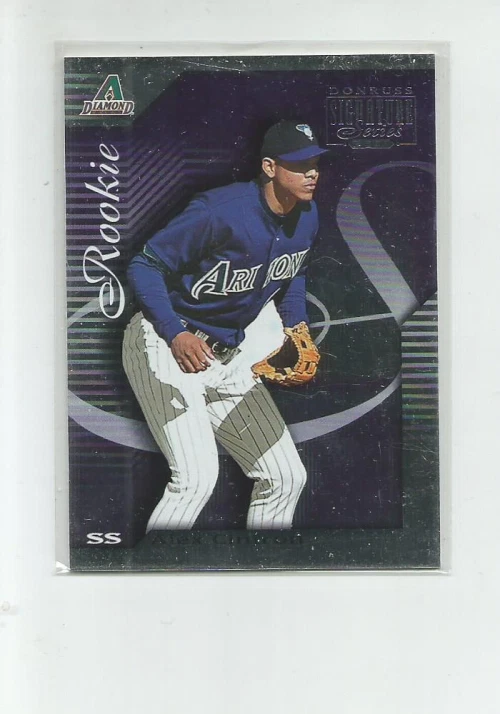 2001 DONRUSS SIGNATURE SERIES #221 ALEX CINTRON 396/800 - Image 1 of 2