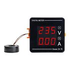 Digital Voltage Current Meter Gauge Led Display Amp Volt- Meter Tester Detector-