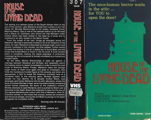 HOUSE OF THE LIVING DEAD BY RAY AUSTIN RARE VHS!!!!! - Imagen 1 de 1