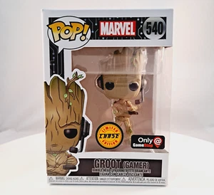 Funko Pop! Marvel 540 Groot Gamer Chase GameStop Exclusive - Picture 1 of 10