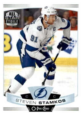 2019-20 O-Pee-Chee #219 Steven Stamkos Tampa Bay Lightning - Image 1 of 2