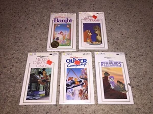 Dove Books Tape Bambi Lady Tramp Christmas Carol Oliver Rescuers Down Under Lot  - Picture 1 of 11