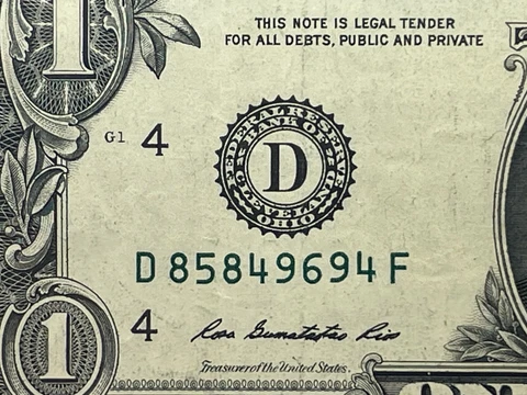 Ink Well Contamination Error D District F Run FW Print Series 2013 Black Serial Cover