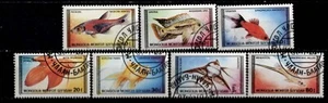 GTSTAMPS Mongolia Sc #1639-45 Canceled 1987 Aquarium Fish Marine Life - Picture 1 of 1