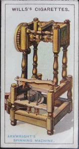 No.4 ARKWRIGHT'S SPINNING MACHINE Famous Inventions - W.D.&H.D. Wills 1915 - Imagen 1 de 1