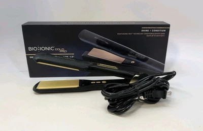 Bio Ionic Goldpro sleek & Smooth Flat Iron Hair Straighten 1.5" - Image 1 of 4