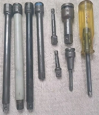 Lote de surtidos herramientas de mantenimiento de ápice y aeronaves brocas extensiones etc. Foto 1 de 4