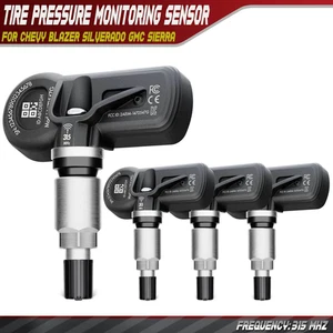 4x 315 MHz TPMS Tire Pressure Monitoring Sensor for Chevy Silverado GMC Sierra - Picture 1 of 9