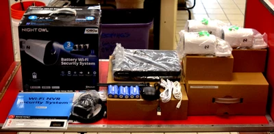 Night Owl Battery Wi-Fi Security System (3 Cameras)-**NEW(OPEN BOX)** - Image 1 of 4