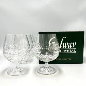 Galway Irish Crystal Brandy Glasses Set Of 4 New In Original Box - Picture 1 of 6