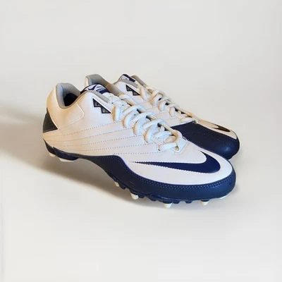 Men’s Nike Vapor Speed TD Football Cleats White/Navy  Sz 9 - Image 1 of 4
