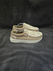 Hey Dude Wendy Comf Suede Crochet Slip On Shoes Womens Sz 7 Sneakers Loafers  - Picture 1 of 9