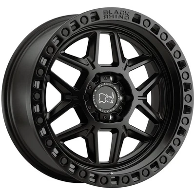 Black Rhino Overland 17x9.5 6x5.5" +6mm Matte Black Wheel Rim 17" Inch Foto 1 de 4