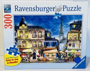 Ravensburger Pretty Paris 300 Large Pieces Puzzle 27"x20" Eiffel Tower COMPLETE - Picture 1 of 8