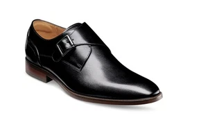 Florsheim Men's Ravello Monk Strap Dress Shoes Black Size 8.5 M - Picture 1 of 10