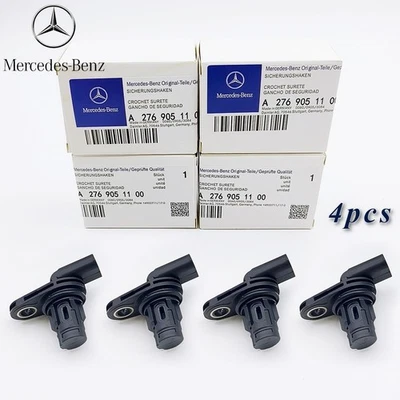 For Mercedes-Benz OEM 4pcs Engine Intake & Exhaust Camshaft Position Sensors US Foto 1 de 4