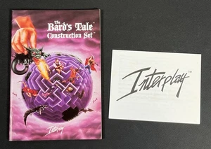 THE BARD’S TALE Construction Set PC Game MANUAL Interplay 1991 - Picture 1 of 6