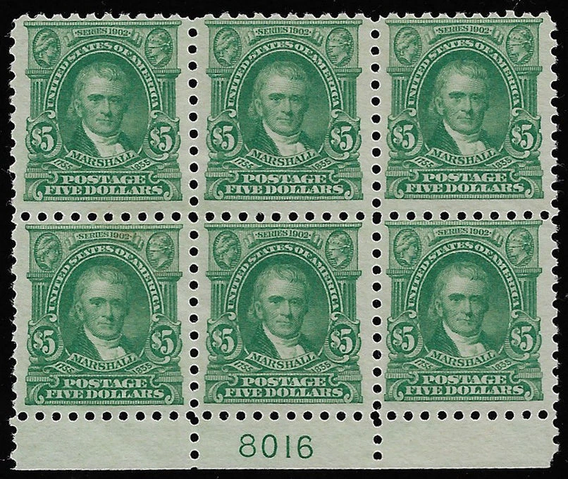 MALACK 480 F/VF OG 3NH/3H, Plate Block of 6,  very f..MORE.. pb3357 - Image 1 of 1
