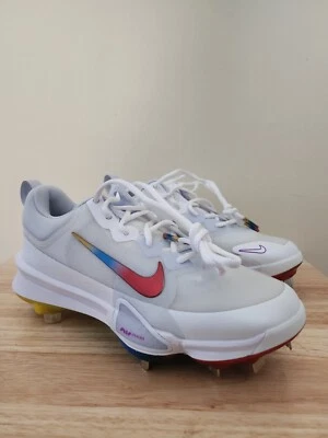 Nike Force Zoom Trout 9 Pro Metal Baseball Cleats Rainbow FB2907-106 Men Size 7 - Image 1 of 4