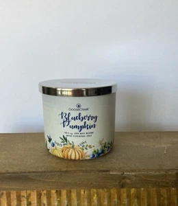 Goose Creek Blueberry Pumpkin 3 Wick Candle w/Essential Oils - Picture 1 of 3