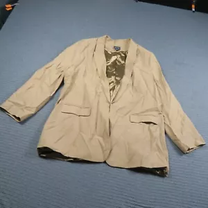 City Chic Womens Blazer Jacket XXL or 24(AU) Brown Plus Size Long Sleeve Work - Picture 1 of 9