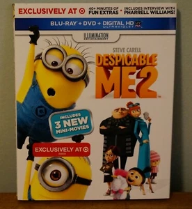 New! Despicable Me 2 Blu-ray, DVD Target Exclusive- Sealed with Slip Cover - Picture 1 of 3